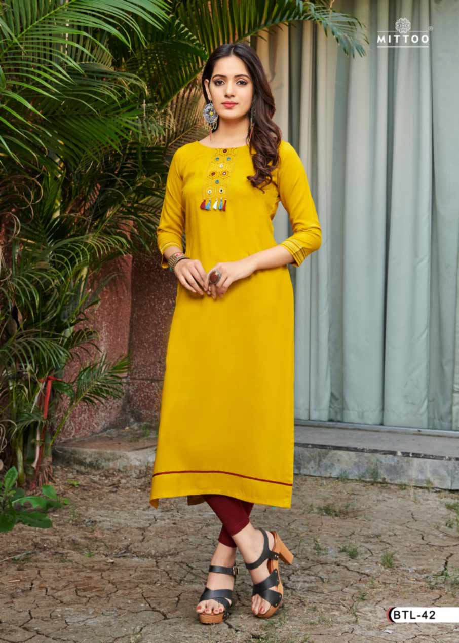 Rayon Straight Size Set Kurti Clothes Rayon Straight Size Set Kurti Clothes